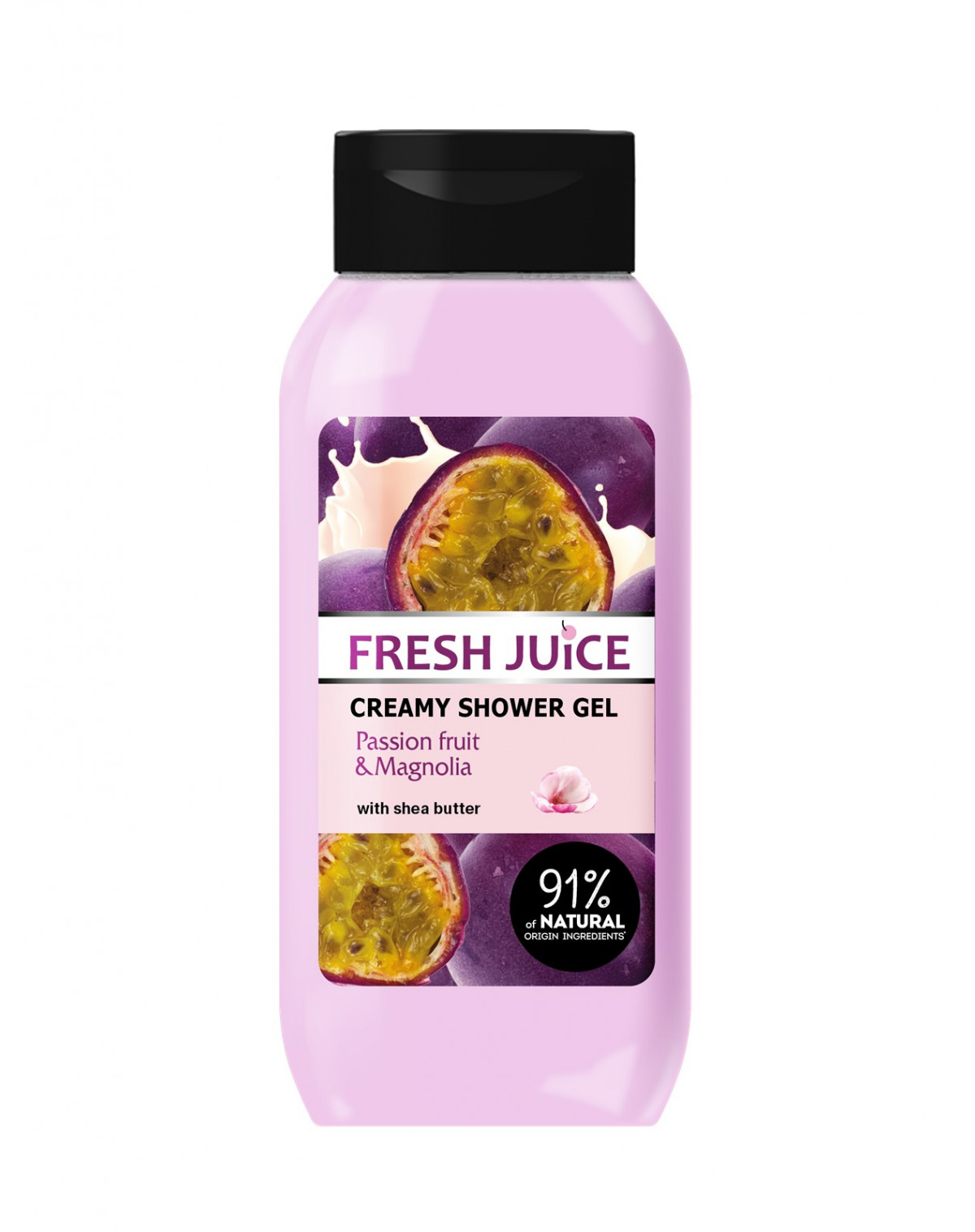 Fresh Juice krémový sprchový gél Passion fruit Magnolia 400ml