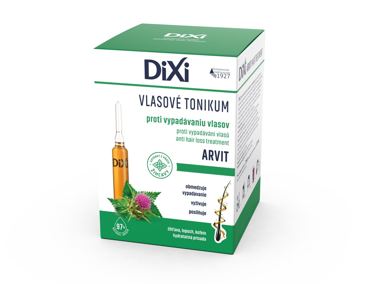 Dixi Arvit ampulky proti vypadávaniu vlasov 7x10ml 