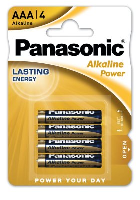 PANASONIC alkalické batérie LR03APB/4BP EU AAA 1,5V 4ks