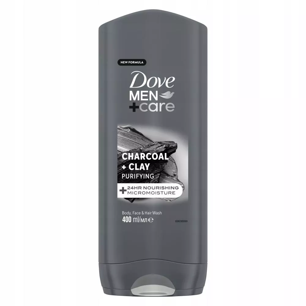 Dove pánsky sprchový gél charcoal+clay 400ml