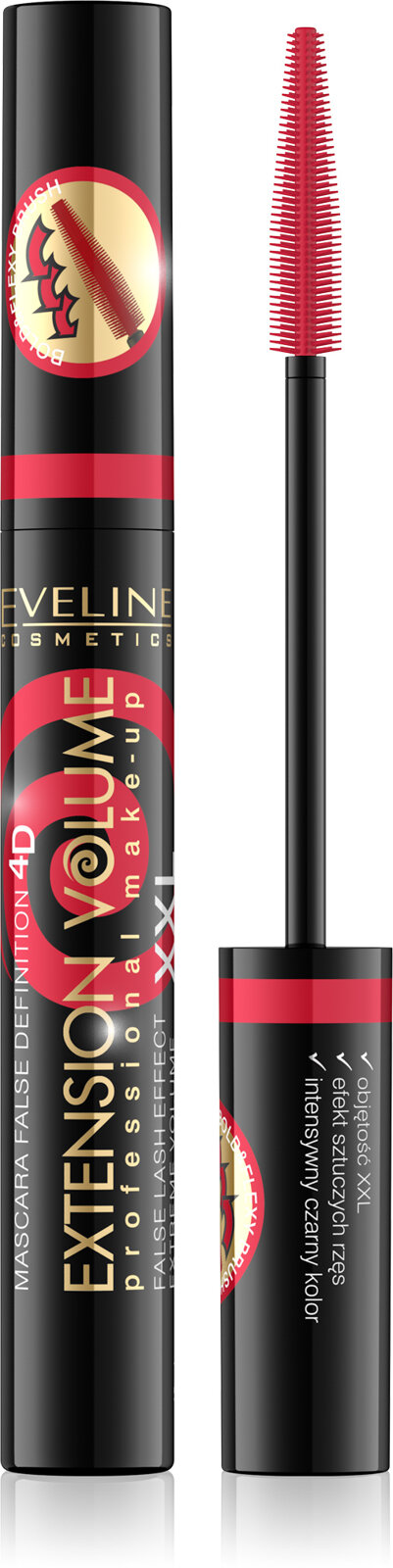 Eveline Extension volume XXL maskara 10ml