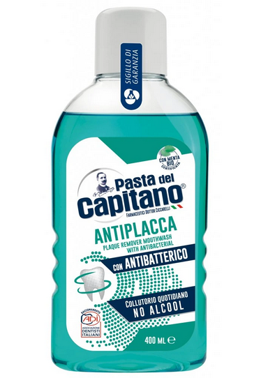 Pasta del Capitano ústna voda Antiplacca 400ml