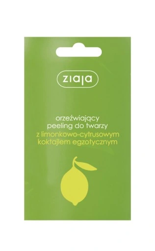 Ziaja osviežujúci peeling na tvár s limetkou a citrusovým kokteilom 7ml