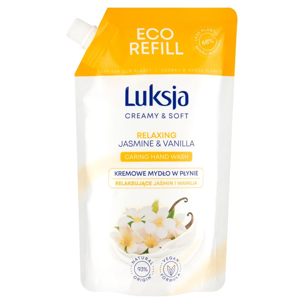 Luksja tekuté mydlo náhradná náplň Jazmín/vanilka 900ml