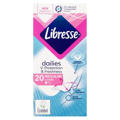 LIBRESSE INTIMKY NORMAL DAILY FRESH 20KS