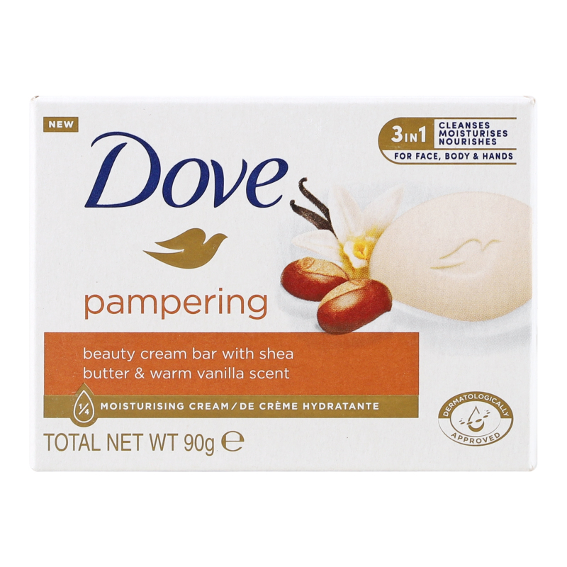 DOVE KRÉMOVÁ TABLETA PURELY PAMPERING SHEA BUTTER 90G