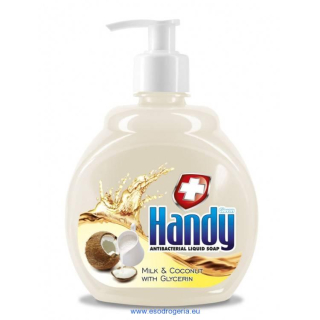 Handy antibakteriálne tekuté mydlo s vôňou mlieka a kokosu 500ml