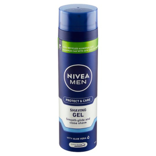 Nivea gél na holenie protect&care 200ml