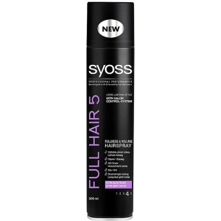 Syoss lak na vlasy full hair extra silná fixácia 300ml