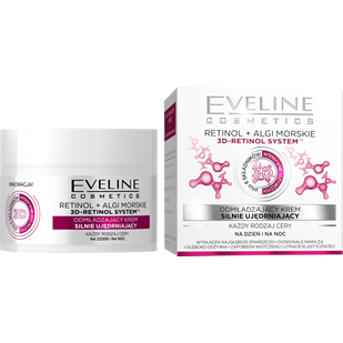 EVELINE 3D RETINOL SYSTEM OMLADZUJÚCI SPEVŇUJÚCI PLEŤOVÝ KRÉM DEŇ/NOC 50ML