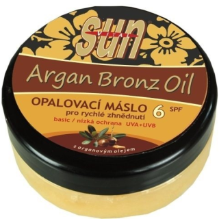 Vivaco Sun argan oil telové maslo na opaľovanie SPF6 200ml