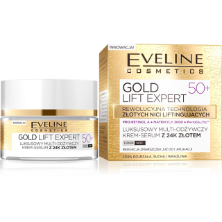 Eveline Gold Lift expert 50+ multi vyživujúci krém 50ml