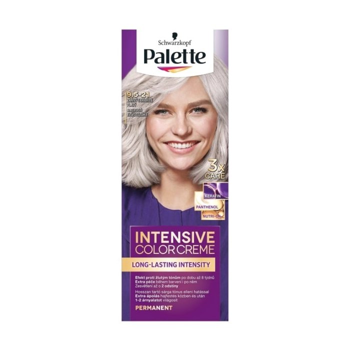 Palette Intensive color creme 9,5-21 žiarivý striebristo plavý